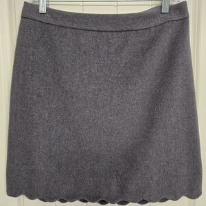 LOFT Charcoal Mini Skirt